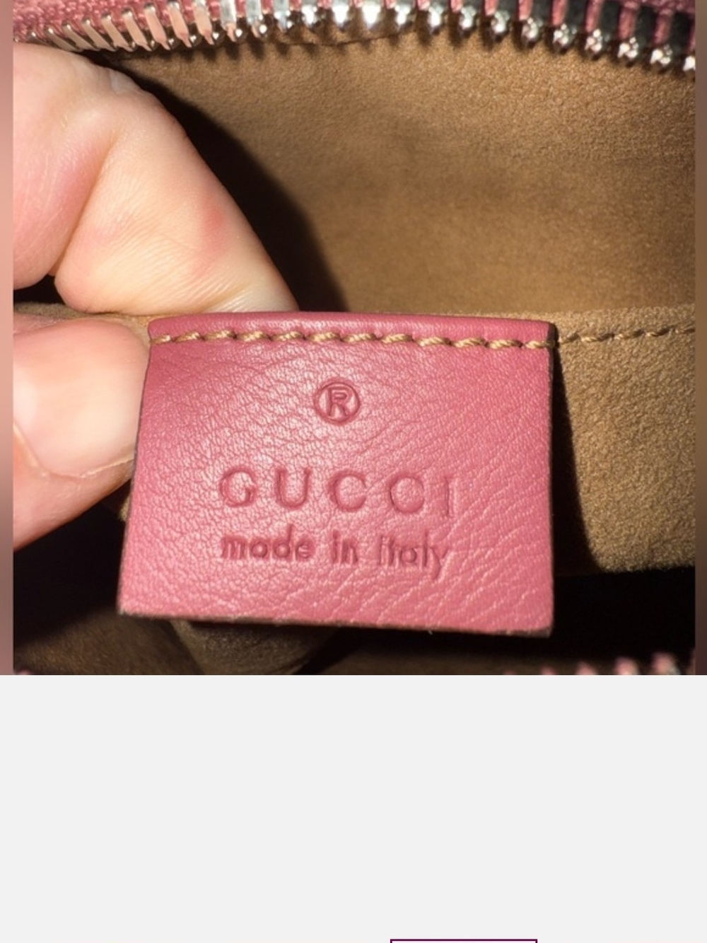 24 Hour Sale Gucci Pink Floral GG Supreme Crossbody Bag - Picture 6 of 11